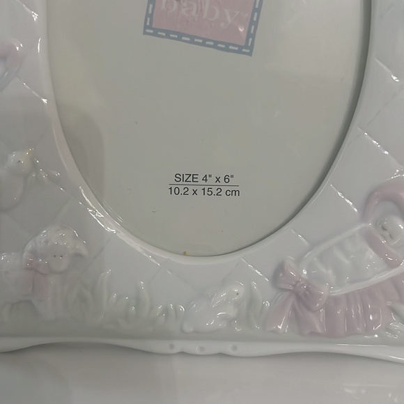 Ceramic Picture Frame, Baby First Baptism Picture Frame - Picture 7 of 8